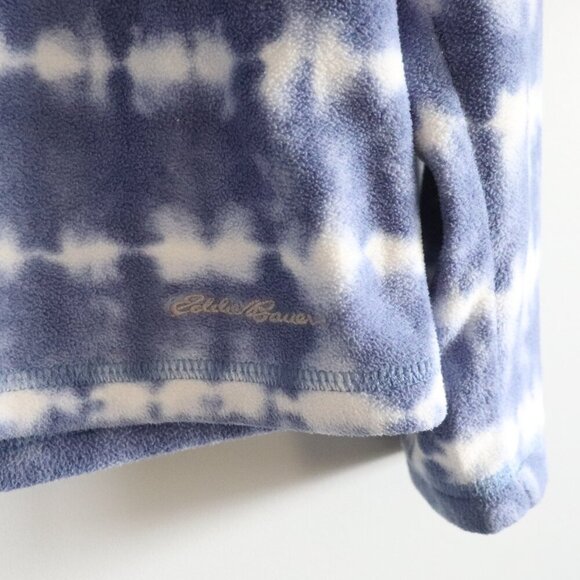 Eddie Bauer Women's Blue Sz XS 1/4 Zip Raglan Sleeve Fleece Pullover Sweater - Picture 8 of 12